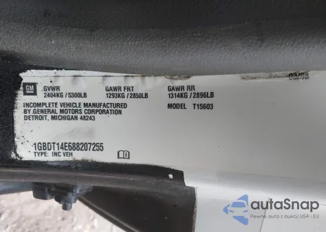 2008 Chevrolet Colorado Work Truck из США, поврежденный, VIN 1GBDT14E688207255